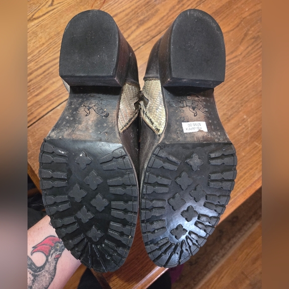 Freebird Apex Gray & Brown Leather  Boots, Womens 10 - Picture 6 of 8